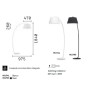 IDEALLUX-Piantana ad arco Pagoda-389,18 €