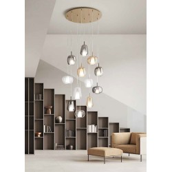 ONDALUCE-Sospensione Thelma 3 luci-339,16 €