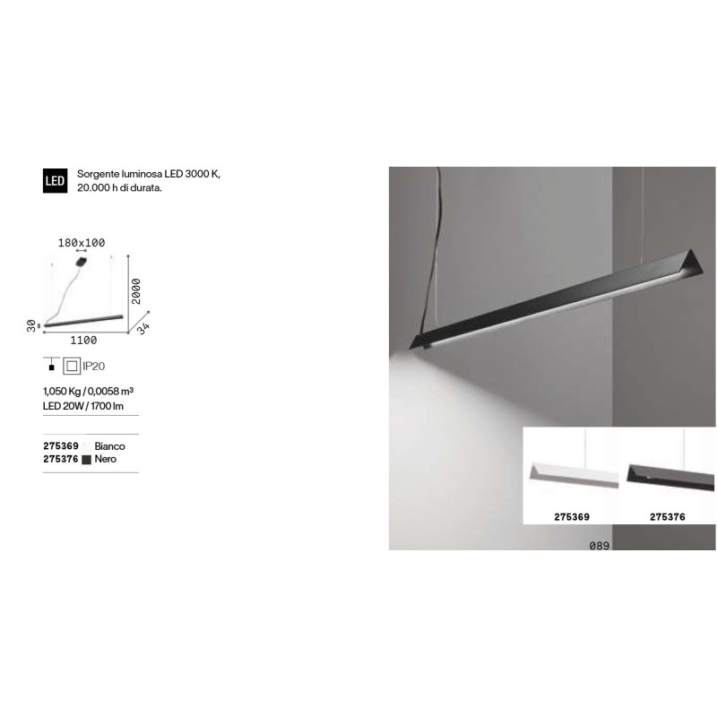 IDEALLUX-Sospensione V-Line-214,72 €