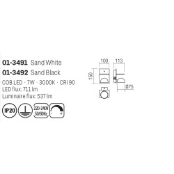 REDO-Lampada da Comodino lettura Seibi-61,00 €