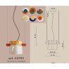 FERROLUCE-Sospensione in ceramica 2791 Ferroluce-598,00 €
